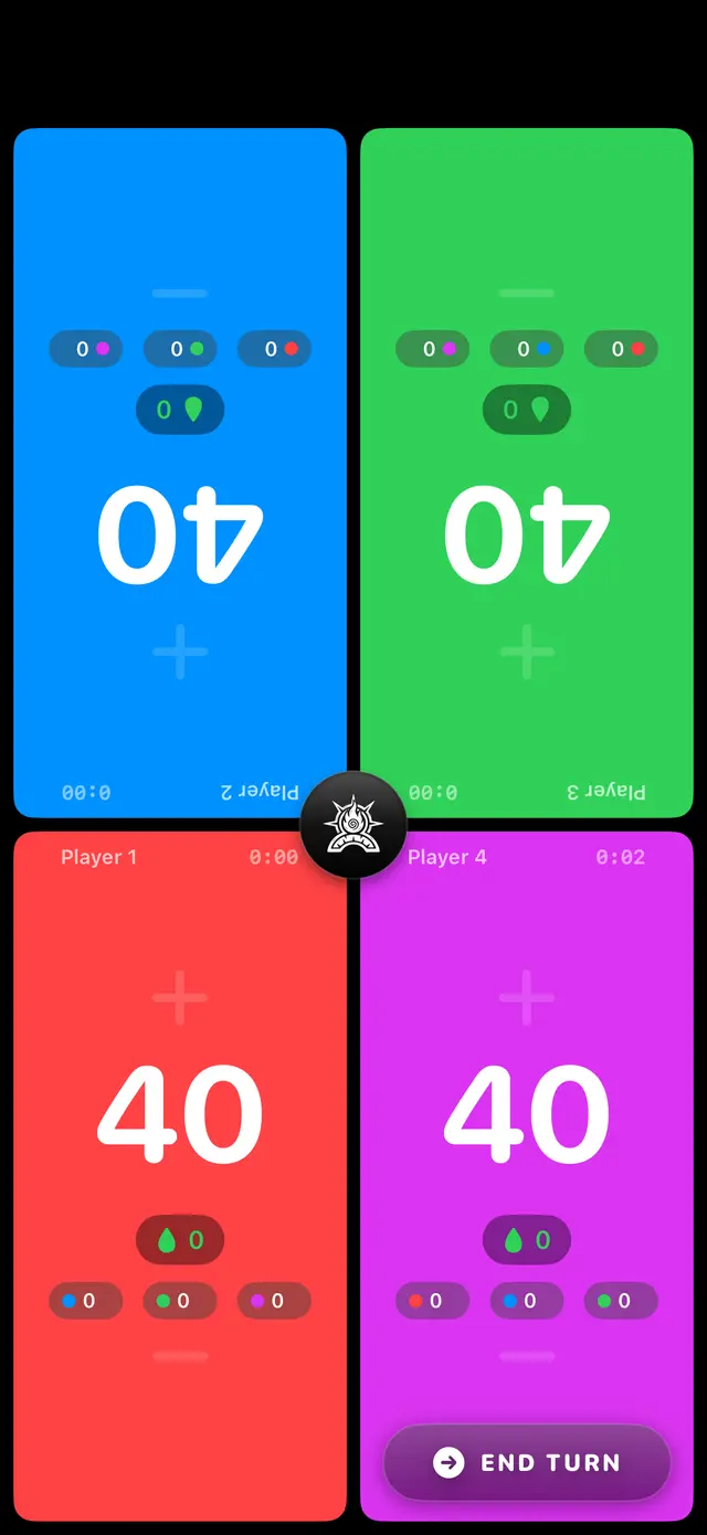 4-player Commander match