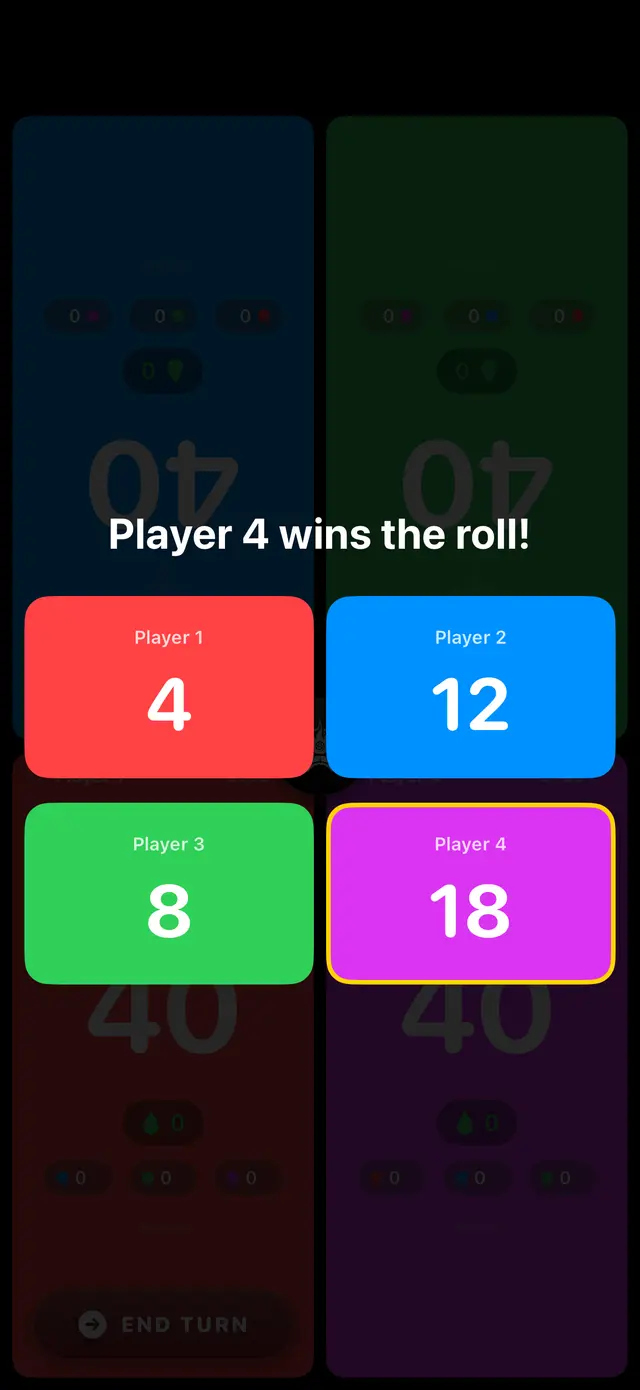 Dice roller feature